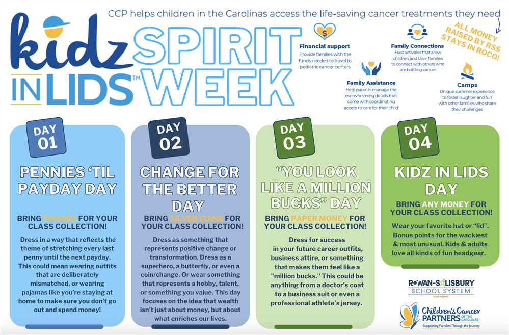  Kidz in Lids Spirit Week Info